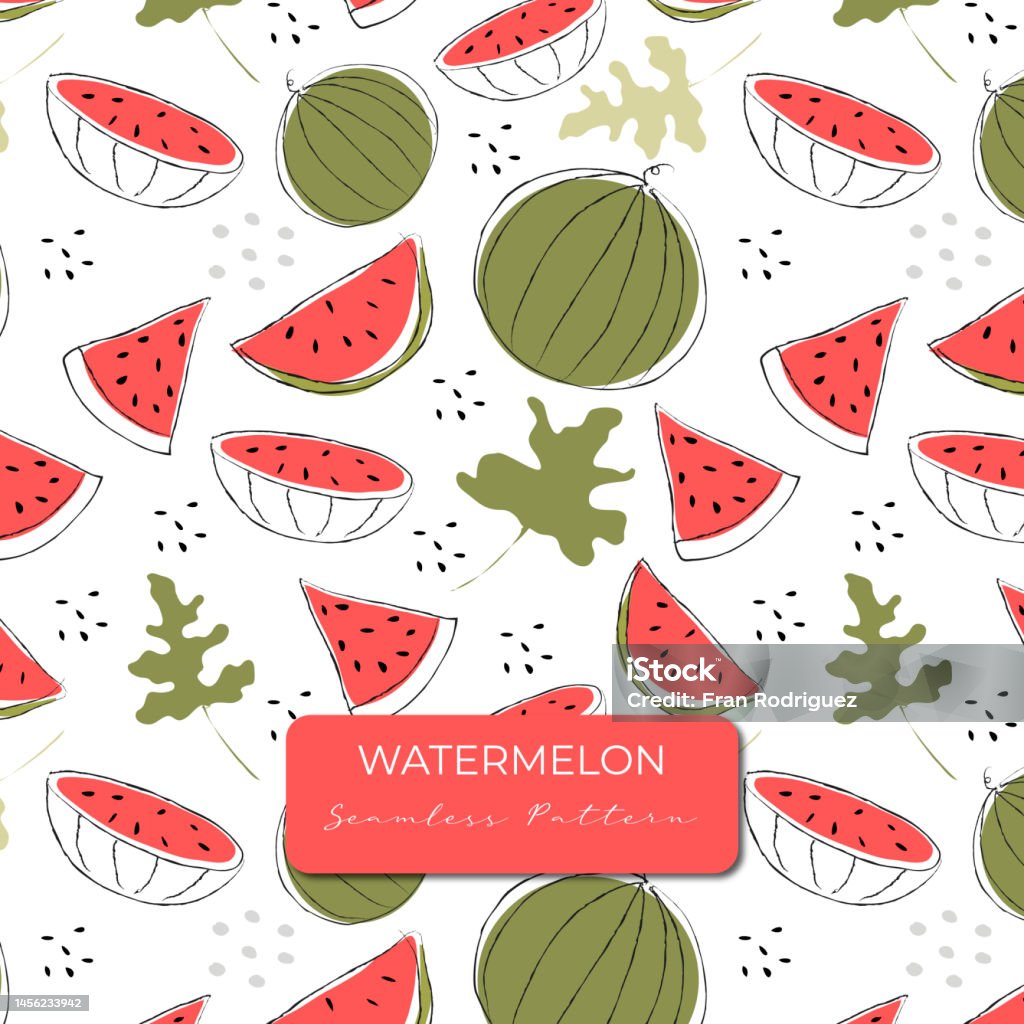 Ilustración de Patrón Sin Costuras En Dibujos Abstractos De Frutas Hechos A Mano Diseño Artístico Contemporáneo De Fruta De Sandía Para Fondos Tarjetas Envoltorios Y Fondos De Pantalla y más Vectores Libres Ilustración de Patrón Sin Costuras En Dibujos Abstractos De Frutas Hechos A Mano Diseño Artístico Contemporáneo De Fruta De Sandía Para Fondos Tarjetas Envoltorios Y Fondos De Pantalla y más Vectores Libres