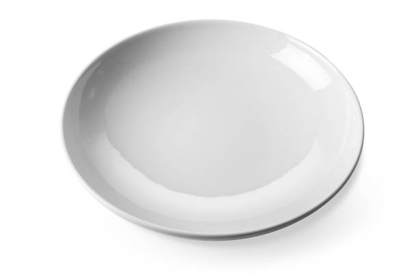istock White ceramic plate for food isolated 1456235068