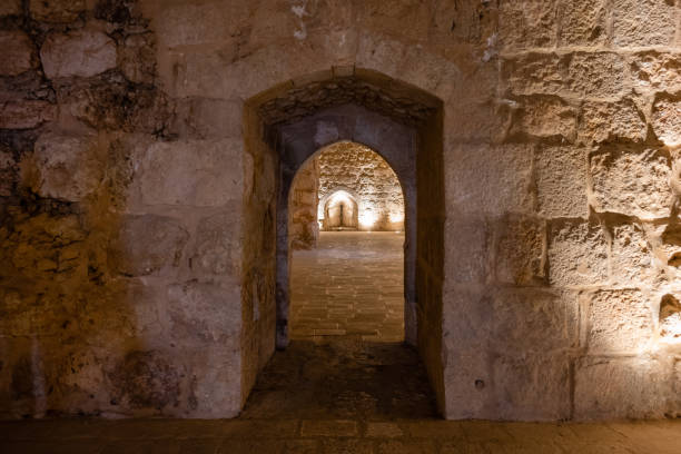 istock Ajloun Castle Interior in Jordan 1456235884