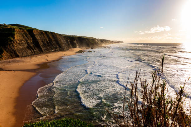 istock Evening and sunset at Praia do Magoito 1456238719