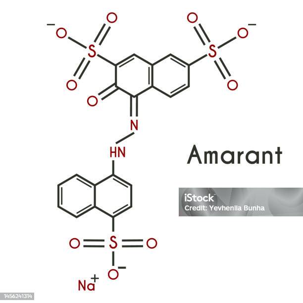 E123 Amaranth E123 Stock Illustration - Download Image Now - Chemistry ...