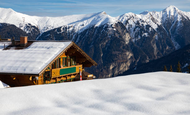 istock A small hut stands on a high point in the mountains, Austrian Alps 1456242850