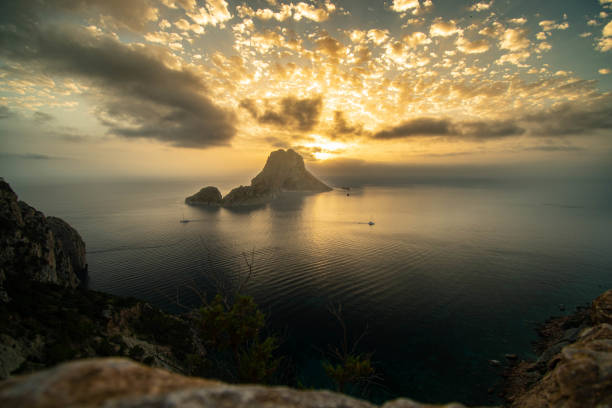 istock Sunset on the island of Es Vendra. 1456243145