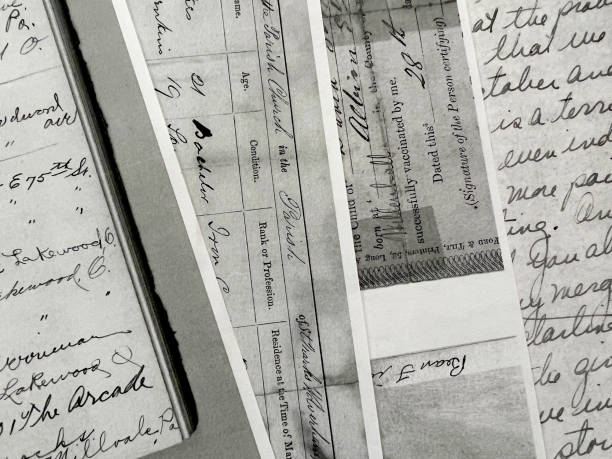 istock Photocopies of Old Documents 1456248108