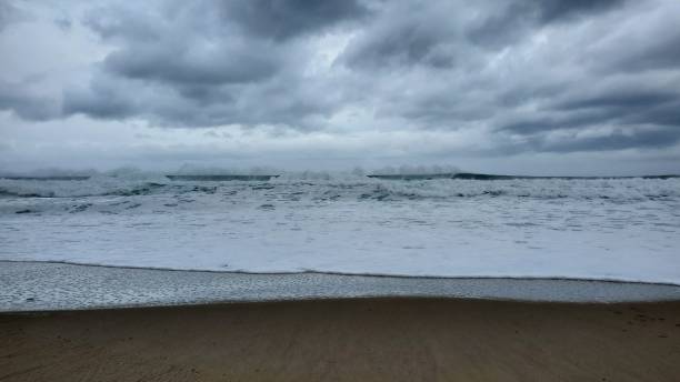 istock Stormy weather and waves 1456249440