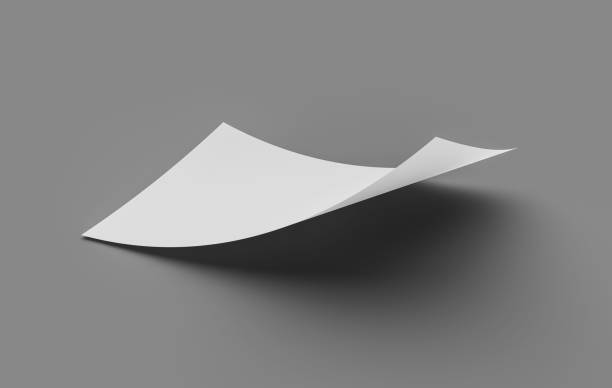 istock 3D rendering of an A4 paper isolated on the grey background 1456252515
