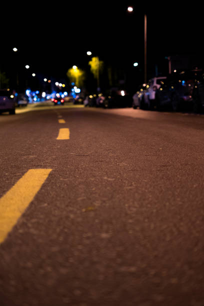 istock The image of the yellow roadway 1456256236