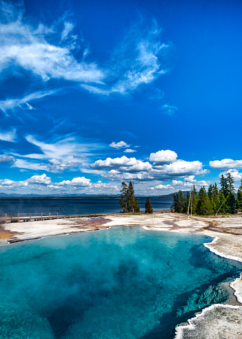 Majestic Yellowstone lake