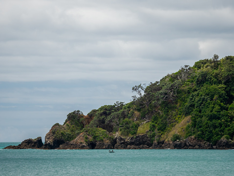Bay of Islands coastline in New Zealand