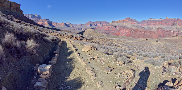 Path to the Tipoff Rest House at Gradn Canyon AZ in Grand Canyon Village, Arizona, United States