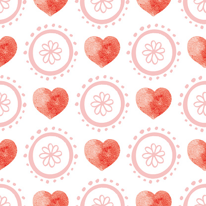 Cute Hearts Background Clip Art Free Download