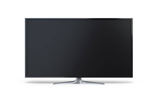istock Wide Screen LED Smart TV Clipping Path 1456273938