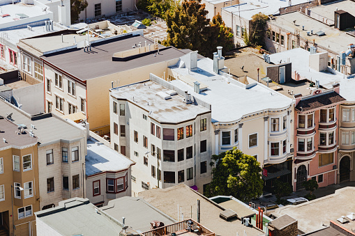 Residential District in San Francisco, California