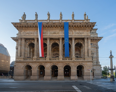 Prague, Czechia - Sep 28, 2019: National Theatre - Prague, Czech Republic