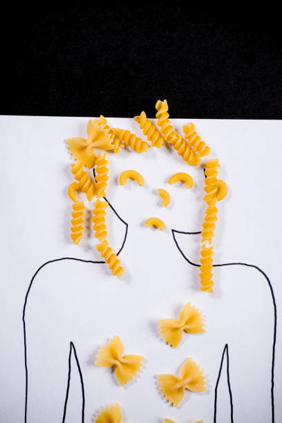 istock woman noodle concept 1456278049