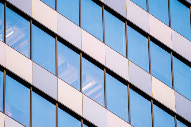 istock Low Angle View of Futuristic Modern Building 1456285838