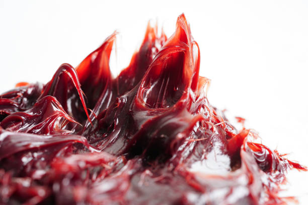 istock Grease, red excellent water resistance synthetic lithium complex grease for moving path and machinery lubrication for automotive and industrial. 1456285966