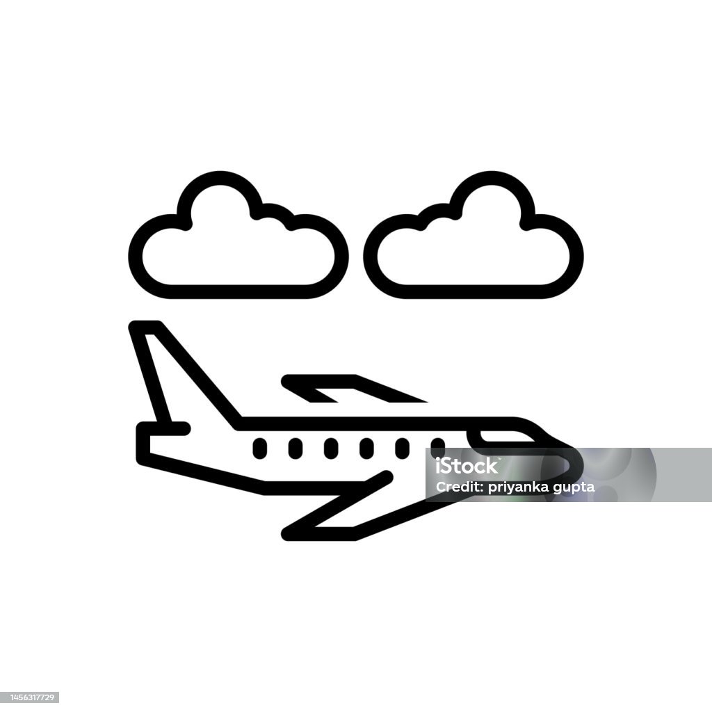 Airplane Aeroplane Stock Illustration - Download Image Now - Air ...