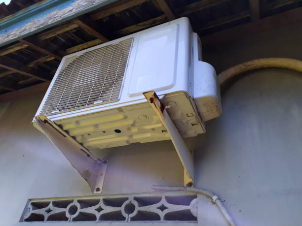 istock Home air conditioner unit outside 1456325920