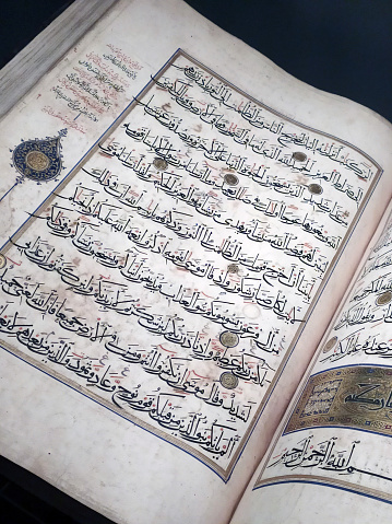 Antique Handmade Quran, Manuscript Quran