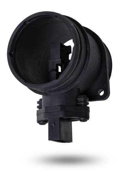 istock Mass air flow sensor isolated on white background. Auto service industry. Spare parts catalog Auto service industry. Spare parts catalog. 1456343221