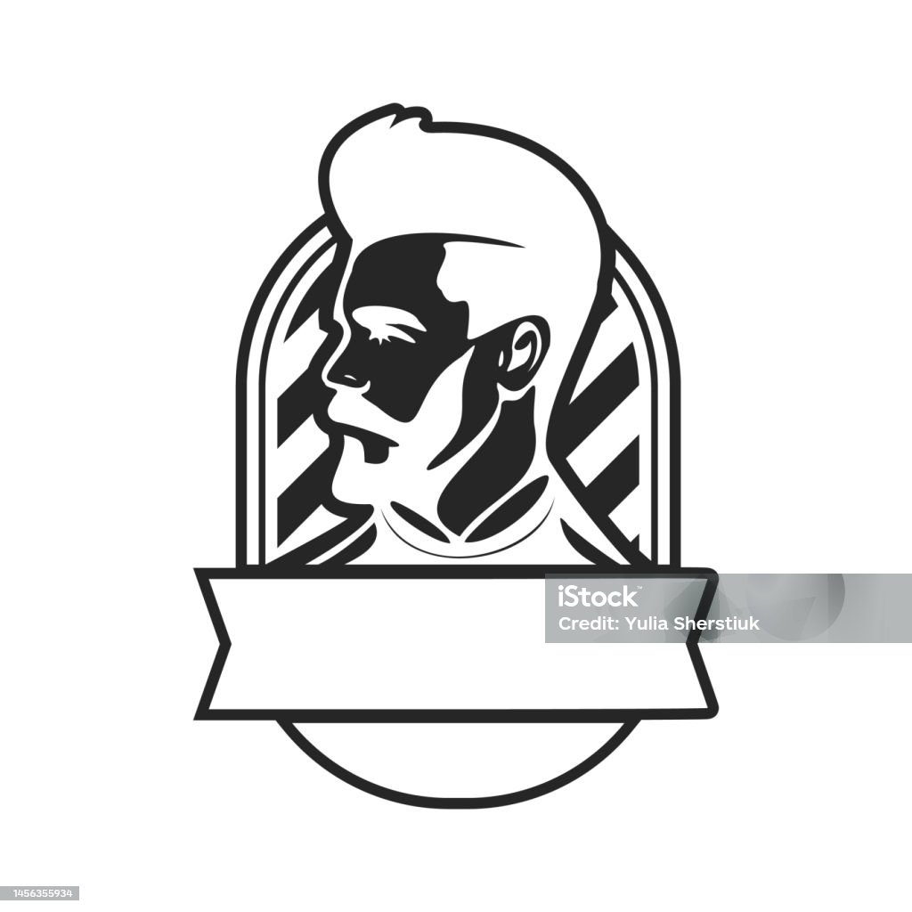 Logo Đen Trắng Với Hình Ảnh Của Một Người Đàn Ông Tàn Bạo Phong ...