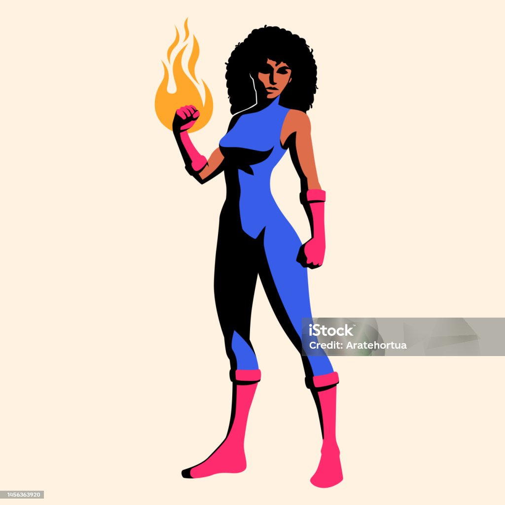 Action Hero Vector Graphics Vector Superhero Action Pose Illustration Isolated Stock Illustration ...