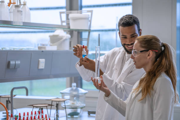 istock Colleagues in the Chemical Laboratory 1456372968