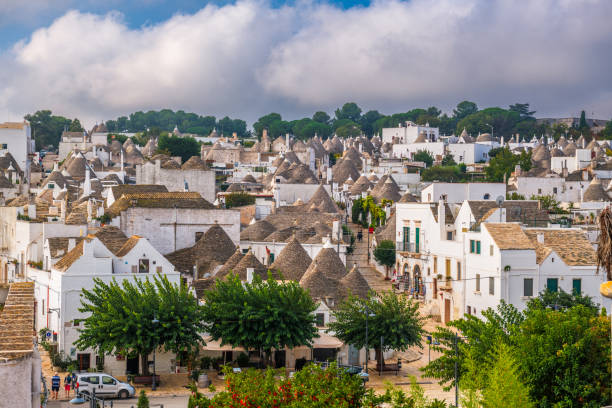 istock Alberobello, Italy Old Town View with Trulli 1456377602