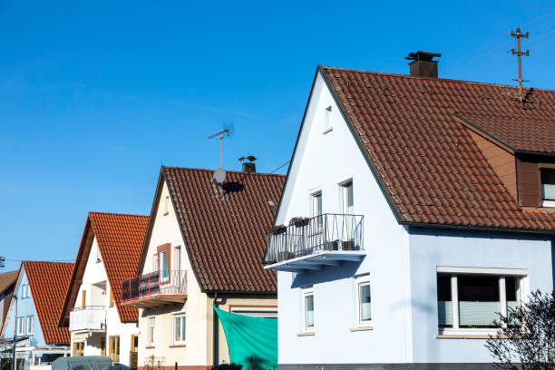 istock typical small detached house in a german town 1456390979
