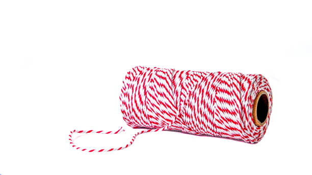 istock White and red holiday thin rope on isolated white 1456397311