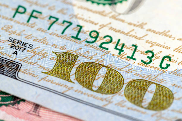 istock close-up of one hundred American dollars with figures 1456400686