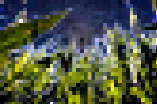 Green abstract background with other shades , simple abstract background with multiple colors and shades of green
