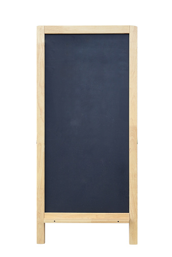 Sign Board Add Sign Boardvertical Chalkboard Isolated On White Background Template ...