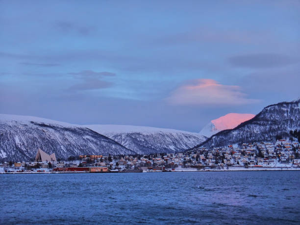 istock sunset over the cathedral of tromso 1456403735