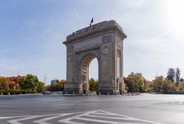 istock Arch of Triumph of Bucharest 1456418248