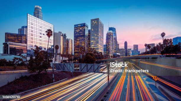 Los Angeles Stock Photo - Download Image Now - City Of Los Angeles, Urban Skyline, Downtown District