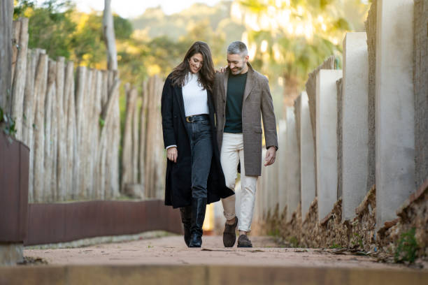 istock A heterosexual couple taking a walk on a path 1456427979