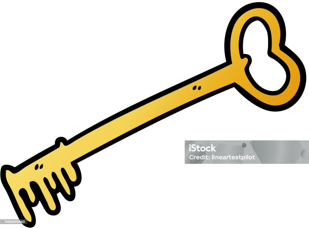 Key Stock Image Cartoon Cartoon Fancy Old Key Stock Illustration - Download Image Now - Art ...