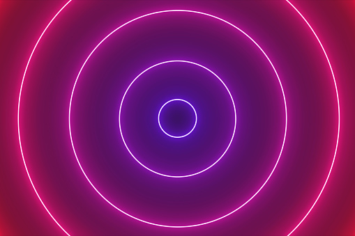 Glow Neon Modern Abstract Background