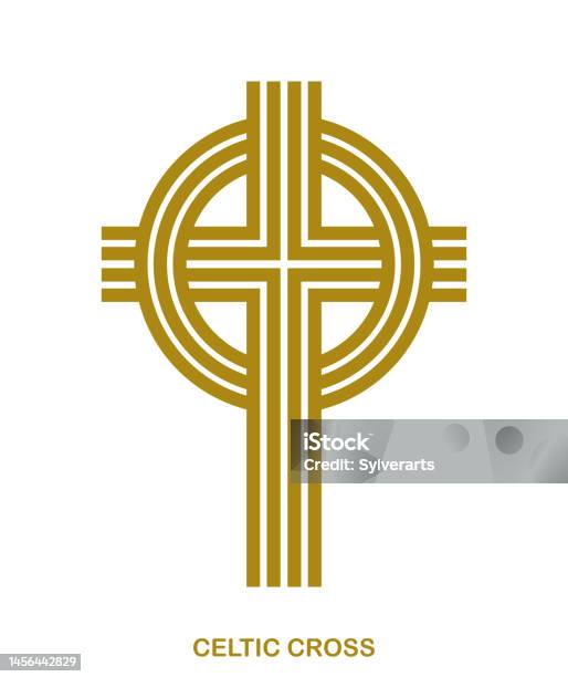 Croix Vectoriel Croix Chrétienne De Style Linéaire Moderne Symbole Vectoriel Isolé Sur ...