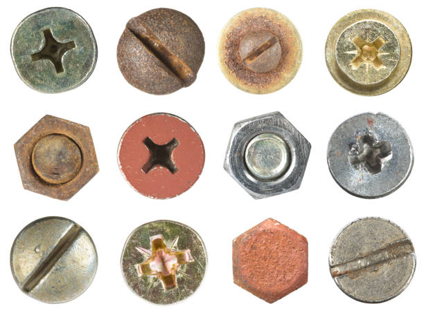 istock screw and bolt heads 1456443906