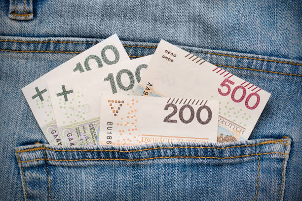 istock Polish banknotes, polish money in pocket 1456447262