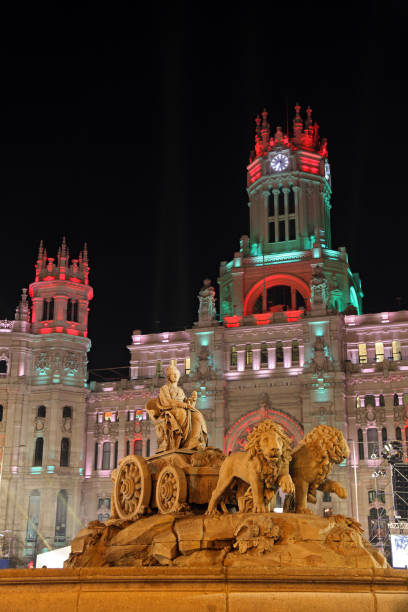 The Palacio de Cibeles is a complex made up of two white-fronted buildings located in one of the centers of historic Madrid, Spain.