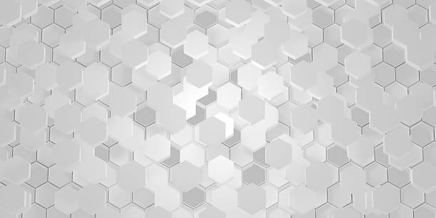 istock hexagon abstract background modern hexagon scene Honeycomb pattern background 3D illustration 1456453901