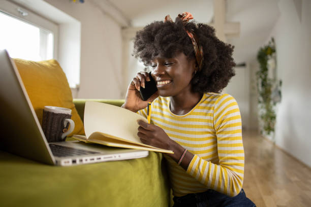 istock Woman working from home 1456456483