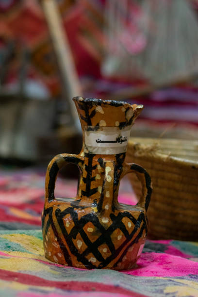 istock Traditional Berber Chaoui Crockery and wooden cooking tools 1456456849