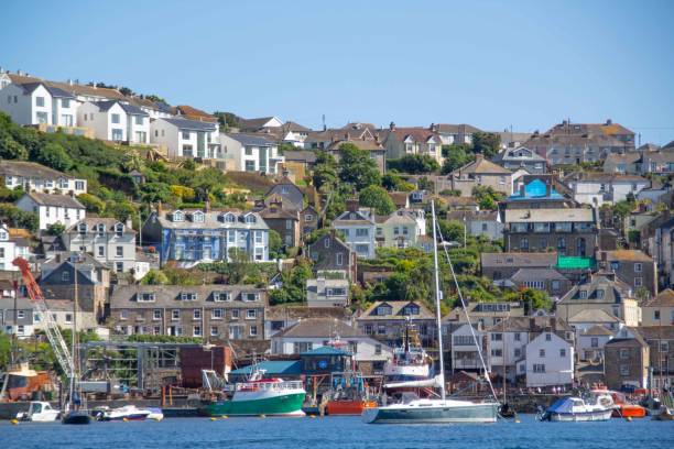 istock Coastal views at Fowey, Cornwall, England 1456464857
