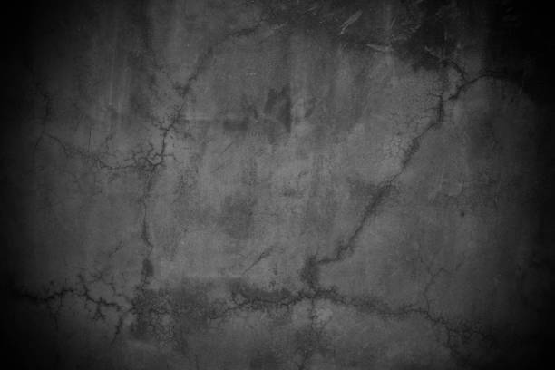 istock Old wall texture cement dark black gray  background abstract grey color design are light with white gradient background. 1456467496