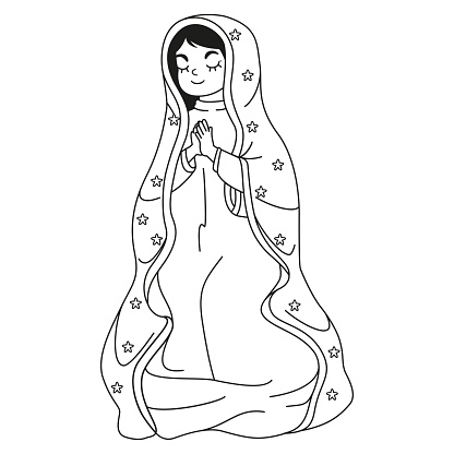 Free download of virgen guadalupe art la br color corel draw 12 vector  graphics and illustrations